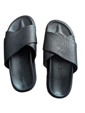 Crisscross Leather Sandals